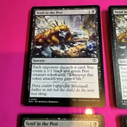 Send in the Pest- Mtg: SOS - C 0100 (x4) *1 Foil - Image 2