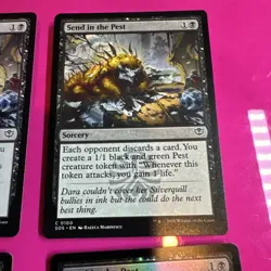 Send in the Pest- Mtg: SOS - C 0100 (x4) *1 Foil - Image 3