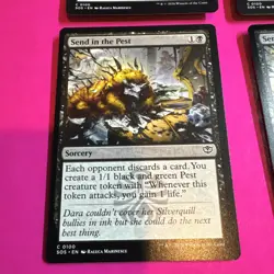 Send in the Pest- Mtg: SOS - C 0100 (x4) *1 Foil - Image 4