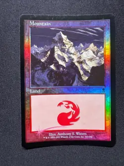 MOUNTAIN (343) Odyssey FOIL - Magic: The Gathering - LP - Image 1