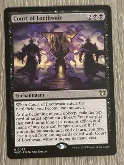 MTG - Court of Locthwain - Wilds of Eldraine Commander WOC 0023 - Magic - Image 1