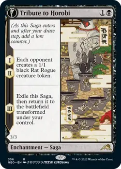 Tribute to Horobi Echo of Death's Wail SHOWCASE 356 Rare KamigawaNEO MTG - Image 1