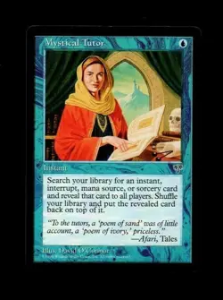 *MRM* ENGLISH Preceptrice Mystique - Mystical Tutor NM MTG MIR - Image 1