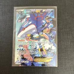 Pokemon TCG Team Aqua's Kyogre EX Ultra Rare Holo 6/34 Double Crisis Basic HP190 - Image 1