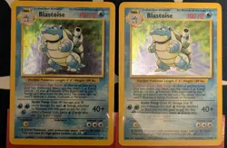 1999 Pokemon Base Set Holo Lot of 7 Cards, x2 Blastoise, Ninetales and more! - Image 3