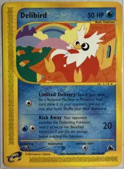 Pokemon TCG Delibird 49/144 Skyridge Common Regular English NM - Image 1