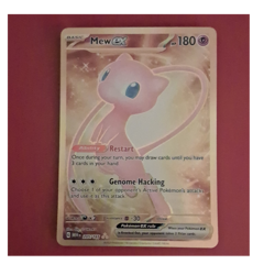 Pokemon Mew ex 205/165 SV: Scarlet & Violet 151 Hyper Rare Full Art Holo - Image 1