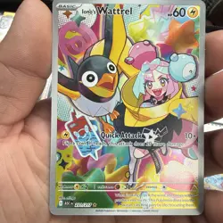 Pokemon TCG Iono's Wattrel Illustration Rare Full Art Holo 231/217 Basic 60HP - Image 2