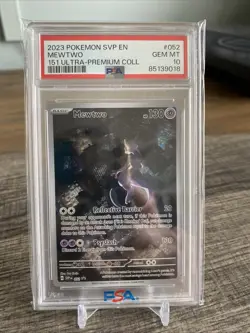 Pokemon Scarlet & Violet 151 Ultra Premium Collection Mewtwo Promo PSA 10 - Image 1