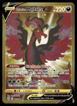 Pokemon Cards Galarian Moltres V 183/172 Brilliant Stars Secret Rare NM - Image 1