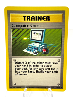 Computer Search 71/102 - Base Set - Non Holo Rare - Pokemon - NM - Image 1
