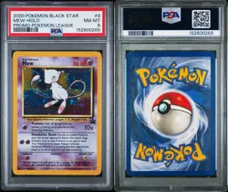2000 Mew Holo Black Star Promo - Pokemon League PSA 8 - Image 3