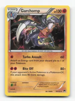 Pokemon TCG - Garchomp 70/122 Lightly Played Holo Rare BREAKpoint Holo - Image 1