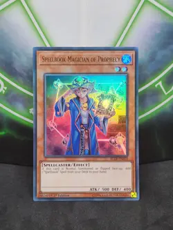 Yugioh Spellbook Magician of Prophecy BLLR-EN050 Ultra Rare 1st Edition NM - Image 1