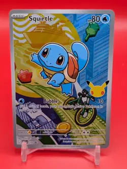 Squirtle Pokemon Mega Evolution Promo 039 Full Art Holo BSP First Partners - Image 1