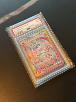 2025 POKEMON PRE EN-PRISMATIC EVOLUTIONS #156 SYLVEON EX PSA 9 MINT - Image 4