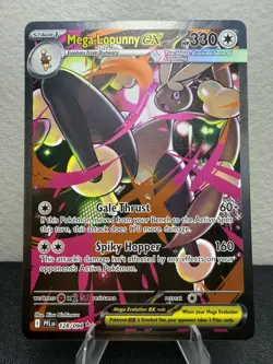 Mega Lopunny ex 128/094 SIR Phantasmal Flames Pokemon English NM - Image 1