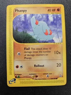 Pokemon Aquapolis Phanpy 100/147 EXC-NEAR MINT - Image 1