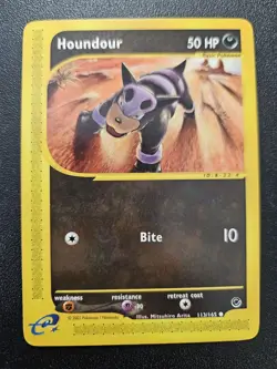 Pokemon Expedition Houndour 113/165 NEAR MINT - Image 1