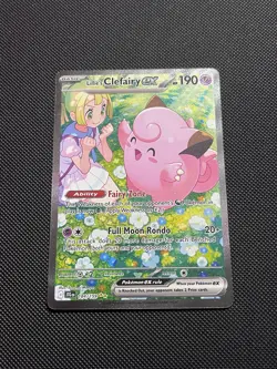 Pokemon Lillie's Clefairy ex 184/159 Journey Together SIR NM- - Image 3
