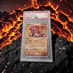 PSA 9 Graded MINT 2006 Pokemon EX Groudon EX Holo #93 EX Crystal Guardians - Image 1