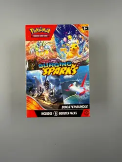 Pokemon TCG Scarlet & Violet Surging Sparks Booster Bundle 6 Packs - New Sealed - Image 1