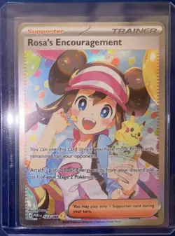 Pokemon TCG Trainer Rosa's Encouragement Perfect Order 123/88 SIR - Image 1