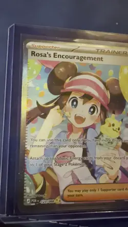 Pokemon TCG Trainer Rosa's Encouragement Perfect Order 123/88 SIR - Image 2