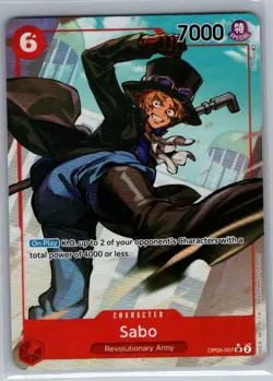 Sabo (Alt Art) OP05-007 English Awakening of the New Era - One Piece Card - NM - Image 1