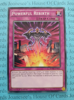 SDMP-EN037 Powerful Rebirth Yu-Gi-Oh Card 1st Edition New - Image 1