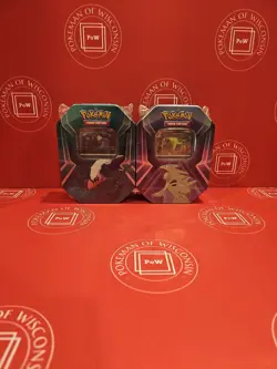 Lot of 2 Pokemon Triple Whammy Tins Tyranitar/Darkrai - Brand New Sealed - Image 1