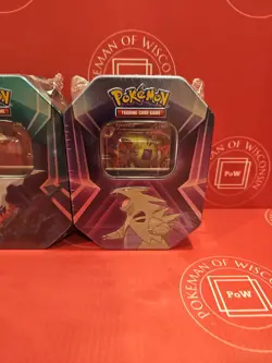 Lot of 2 Pokemon Triple Whammy Tins Tyranitar/Darkrai - Brand New Sealed - Image 3