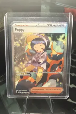 Pokemon TCG Poppy 227/197 SV03: Obsidian Flames Special Illustration Rare - Image 1