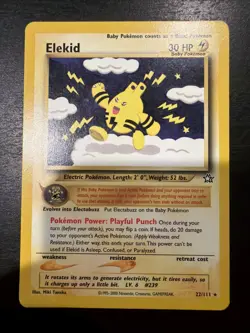 Elekid 22/111 Neo Genesis Regular Pokemon MP - Image 1