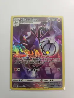 NM Pokemon Lost Origin Chandelure Full Art FA Trainer Gallery #TG04/TG30 - Image 1