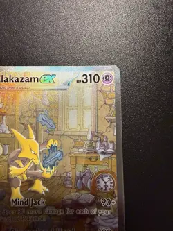 Pokemon TCG Alakazam EX Holo Card 201/165 Scarlet & Violet 151 Series NM English - Image 3