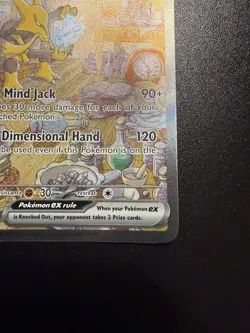 Pokemon TCG Alakazam EX Holo Card 201/165 Scarlet & Violet 151 Series NM English - Image 4