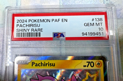 Pokemon Paldean Fates Pachirisu #138 ~ PSA Gem MT 10 - Image 3