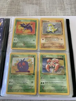 Pokemon 1999 Official Trading Card Vintage Binder And 5 Japanese Cards - Image 4
