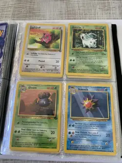 Pokemon 1999 Official Trading Card Vintage Binder And 5 Japanese Cards - Image 5