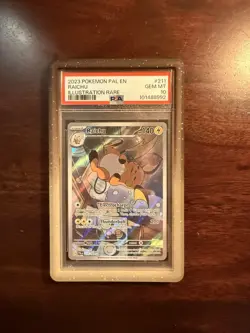 Pokemon Raichu 211/193 Sv02: Paldea Evolved Illustration Rare Holo PSA 10 2023 - Image 1