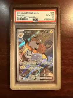 Pokemon Raichu 211/193 Sv02: Paldea Evolved Illustration Rare Holo PSA 10 2023 - Image 3