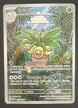 2025 Pokemon Exeggutor 135/132 Mega Evolution Illustration Rare NM - Image 1