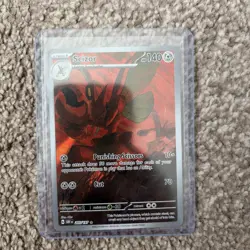 Pokemon TCG Scizor 205/197 Obsidian Flames Illustration Rare - Image 1