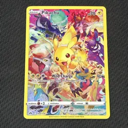 2023 POKEMON SWORD & SHIELD CROWN ZENITH 160/159 FULL ART PIKACHU NM - Image 1