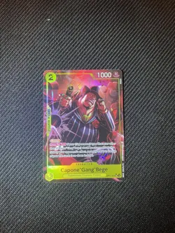 Capone Gang Bege OP11-101 SR Alt Art One Piece Card Game English - Image 1