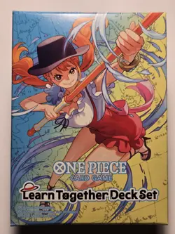 Learn Together Deck Set Sealed One Piece Card Game Alt Leader Op11 Nami Deck - Image 1