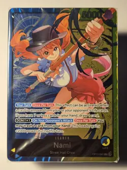 Learn Together Deck Set Sealed One Piece Card Game Alt Leader Op11 Nami Deck - Image 3