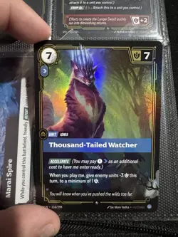 Riftbound Origins TCG - Thousand-Tail Watcher Foil English NM Never Played - Image 1