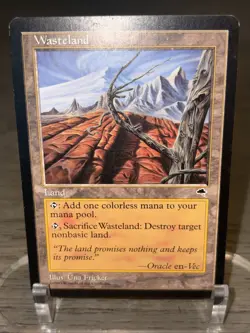 MTG Wasteland Tempest 1997 Card Regular Magic The Gathering (B) 🔥 - Image 1
